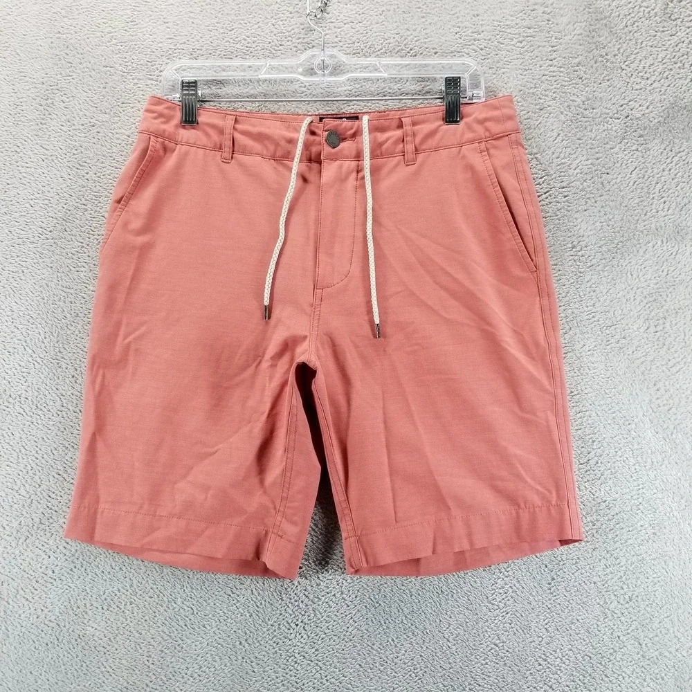 Faherty Shorts Mens 30 Pink All Day Chino Stretch 8
